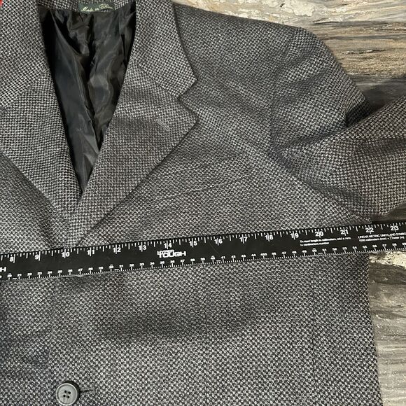 Hill And Archer Mens Blazer 44R Lambswool Single Breasted 3 Button Office Career - Picture 3 of 12